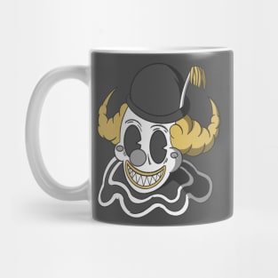 Old School Creepy Clown (Gray Nose) Mug